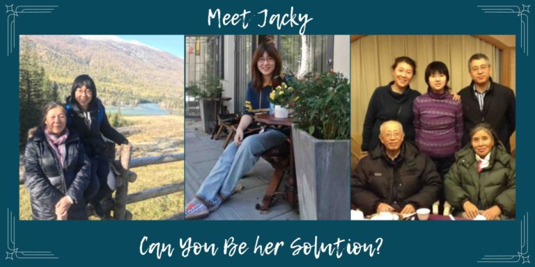Meet Jacky, Can you be her solution?