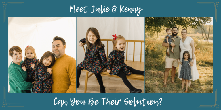 Meet Julie and Kenny, can you be their solution?