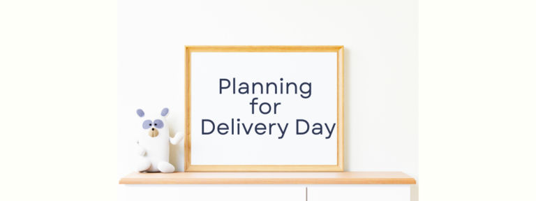 Planning for delivery day