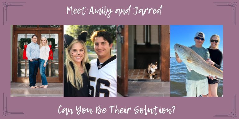 Meet Amily & Jarred, Can you be their solution?