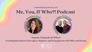 Who?! Creating Safe Spaces: Surrogacy, Support, and Drag Queens with Mike and George