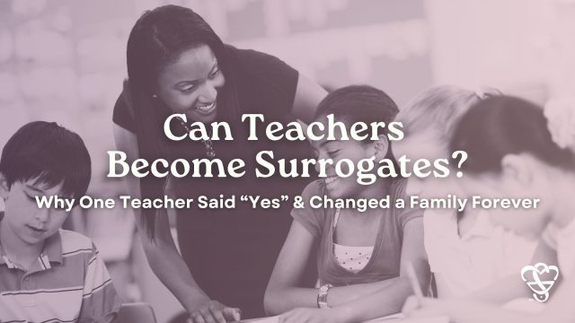 can teachers become surrogates